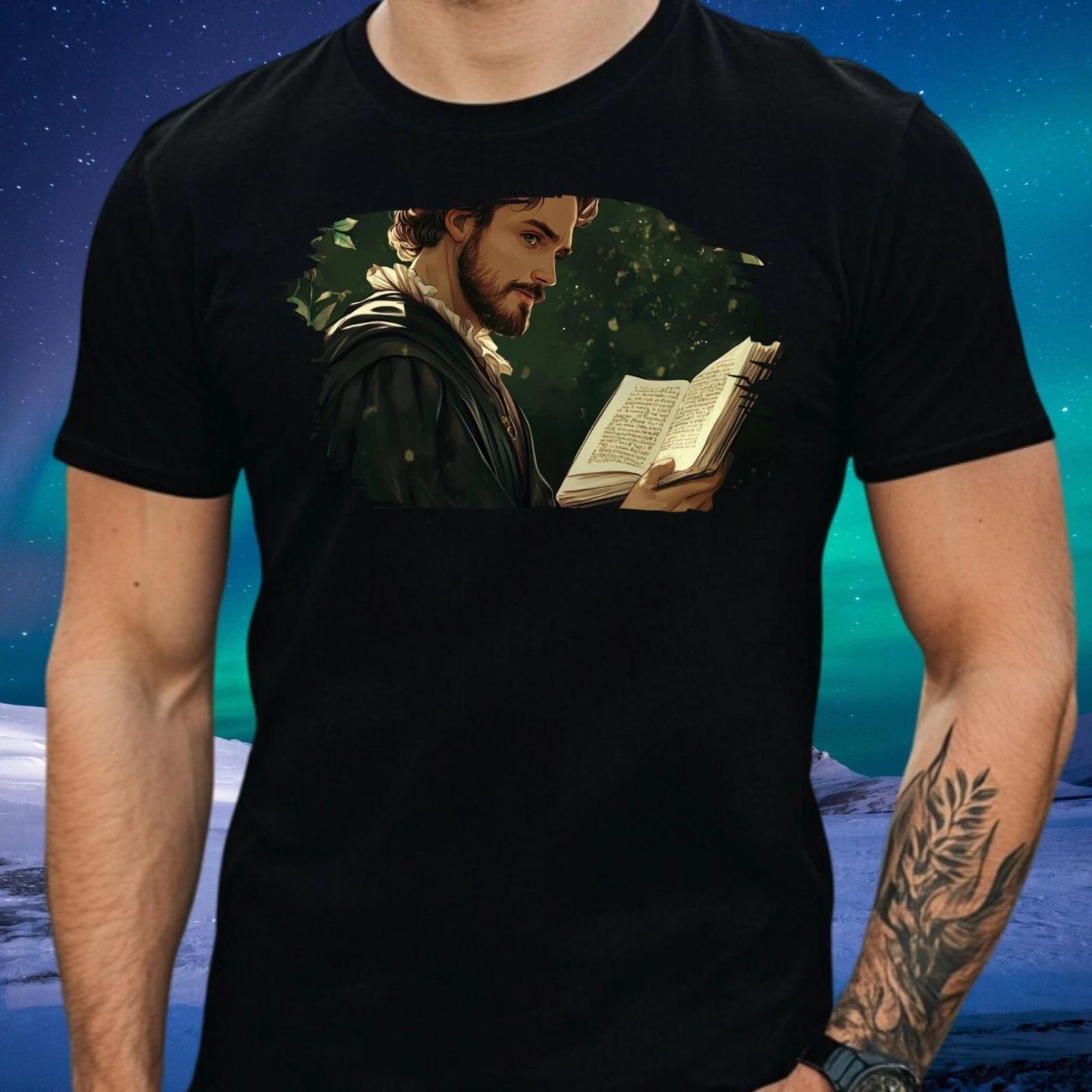 T-Shirt Herren Shakespeare Anime Motiv Baumwolle Größe XS bis 5XL XXXXL
