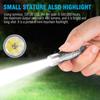Mini LED Flashlight 10 Light Mode Self-Defense Tactical Keychain Flashtorch High Powerful Portable Outdoor Lighting