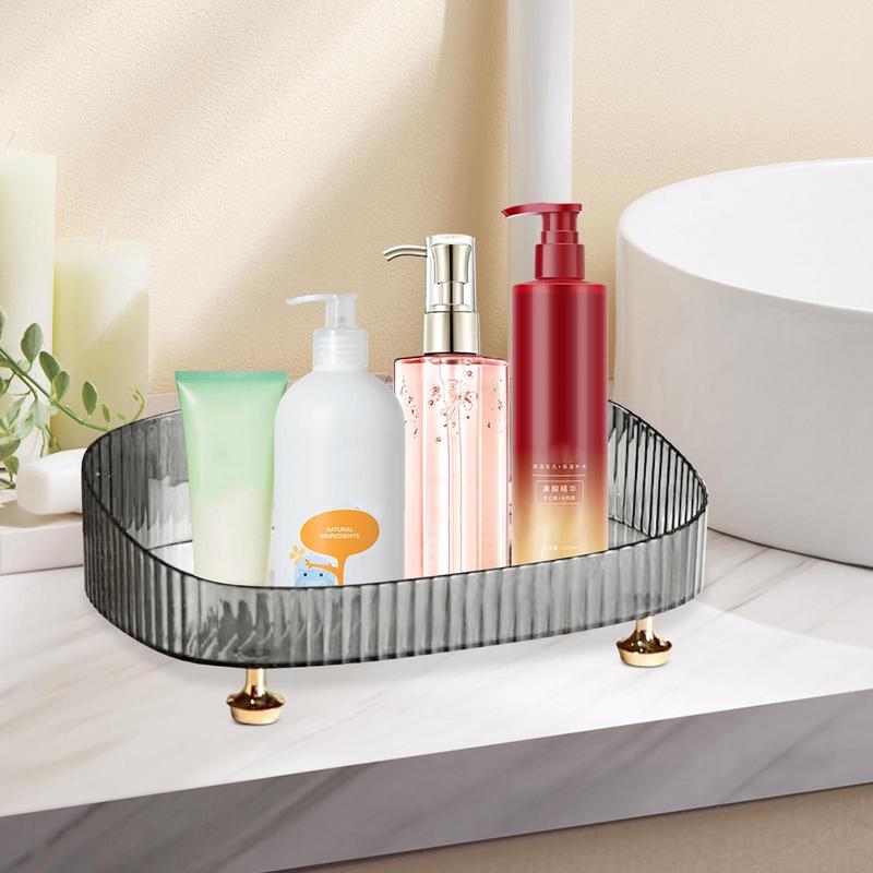 Perfume Skincare Organizer Tray Toilet Dresser Countertop Cosmetics Storage Rack Anti Fall Makeup Perfume Box Beauty Essentialls