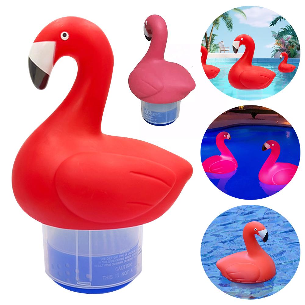 Chlorine Tablet Floater PVC Floating Chlorine Dispenser Chlorine Floating Water Cleaner for Purify Swimming Pool Water