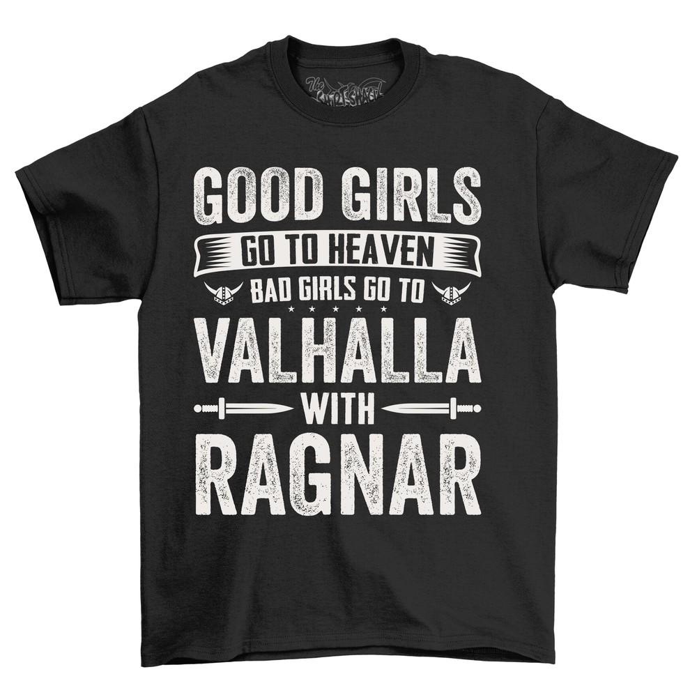 

Good Girls Go to Heaven T-shirt - Heavenly and Hilarious! Funny Tee with Valha S