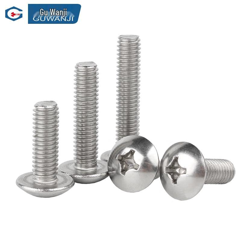GUWANJI 304 Stainless Steel Phillips Pan Head Machine Screw