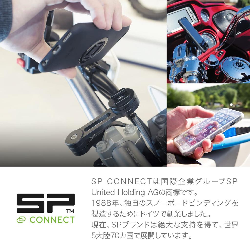 SP Connect Daytona Motorcycle Smartphone Holder 53912 Moto Bundle Galaxy 15462 S9+/S8+