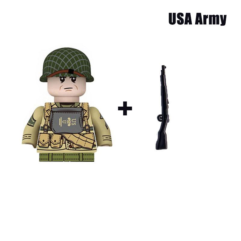 Kinderspielzeug WW2 Militär Armee Bausteine US UK Sowjet China Frankreich Soldaten Mini Actionfiguren Spielzeug für Kinder Weihnachtsgeschenke
