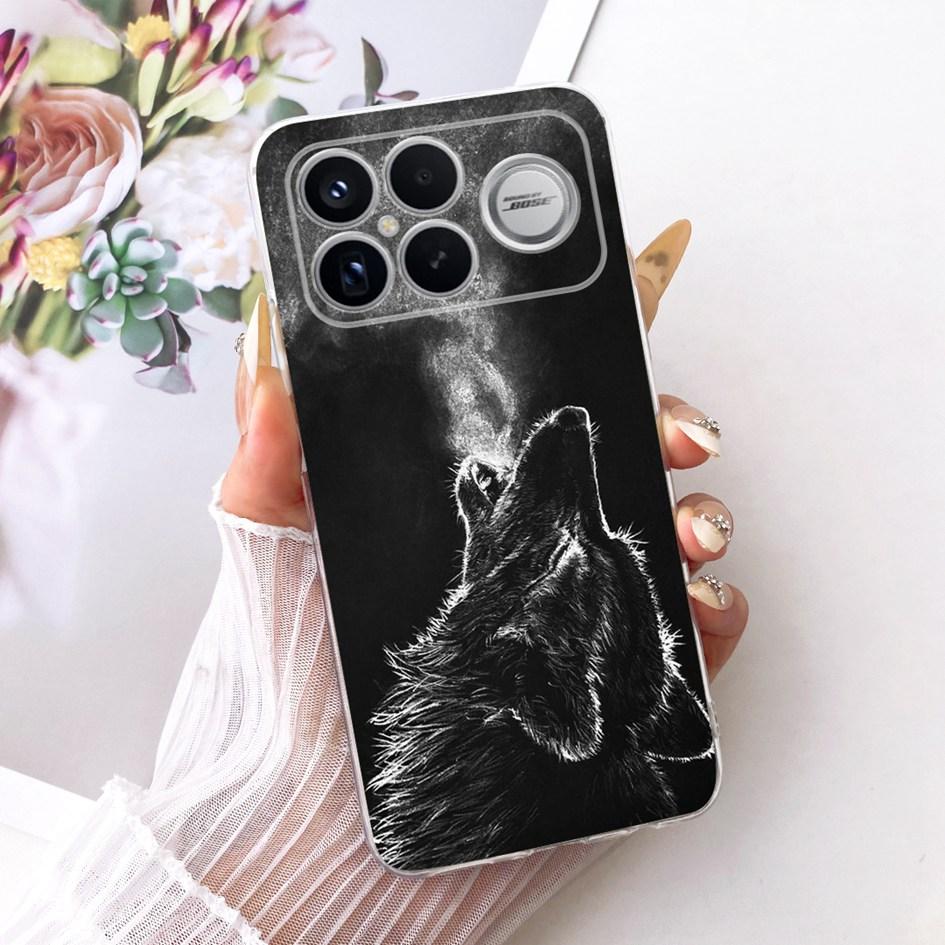 For Xiaomi POCO F8 Ultra Case Luxury Dragon Cartoon Transparent TPU Protection Cover For Poco F8 Pro Ultra PocoF8 Pro Soft Funda