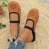 Fashion New Women Slippers Summer Outdoor Baotou Shoes Half Packed Soft Bottom Sandals Hollow Out Non-Slip Slippers Home Slides Women
