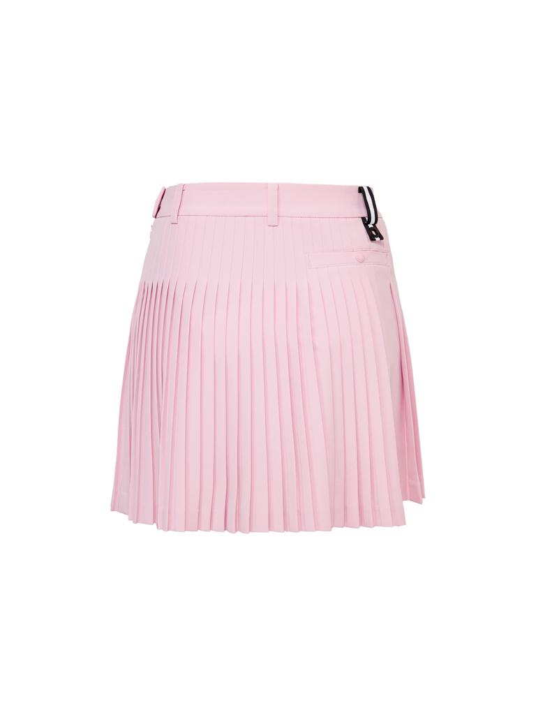 WIDEANGLE Co Mid-Length Fine Pleated Culottes L_Pink