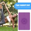 Rubber Yoga Mat Super Soft Thick Wear Resistant Non-Fading Portable Mini Auxiliary Pad Anti-Slip Knee Cushion Mat
