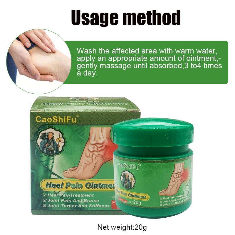 Natural Herbs Heel Pain Cream Foot Massager 20g