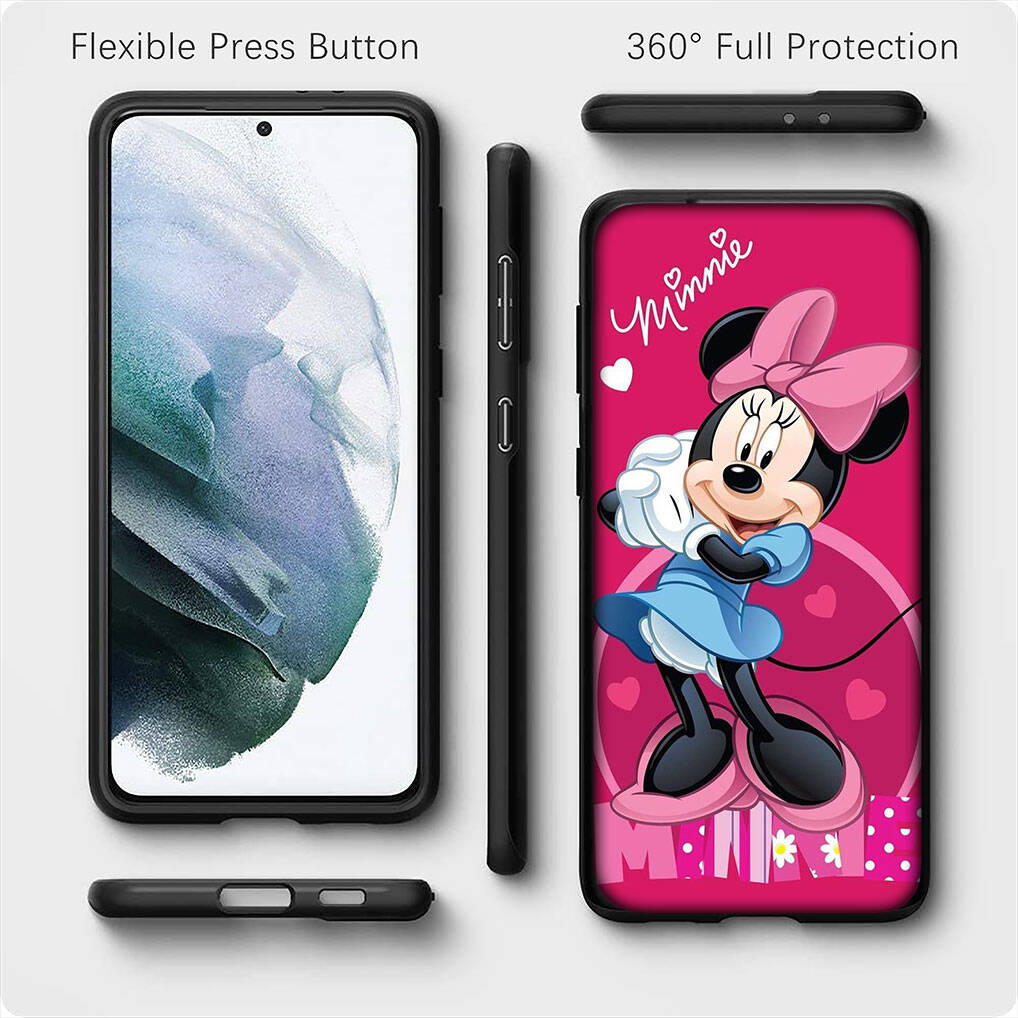 for iPhone 17 16 15 Xiaomi Poco F7 F8 X7 X6 C85 C75 M8 Redmi Note 14 13 12 11 Pro Max 14C 13C 15C A3 A4 Phone Case Wallpaper Minnie Comics Mouse Cover