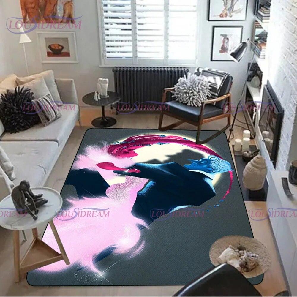 Cartoon Comics Lore Olympus Tištěný koberec Koberec do obývacího pokoje Ložnice Dekorace pohovky Šatna pro dospělé Protiskluzová podložka na podlahu