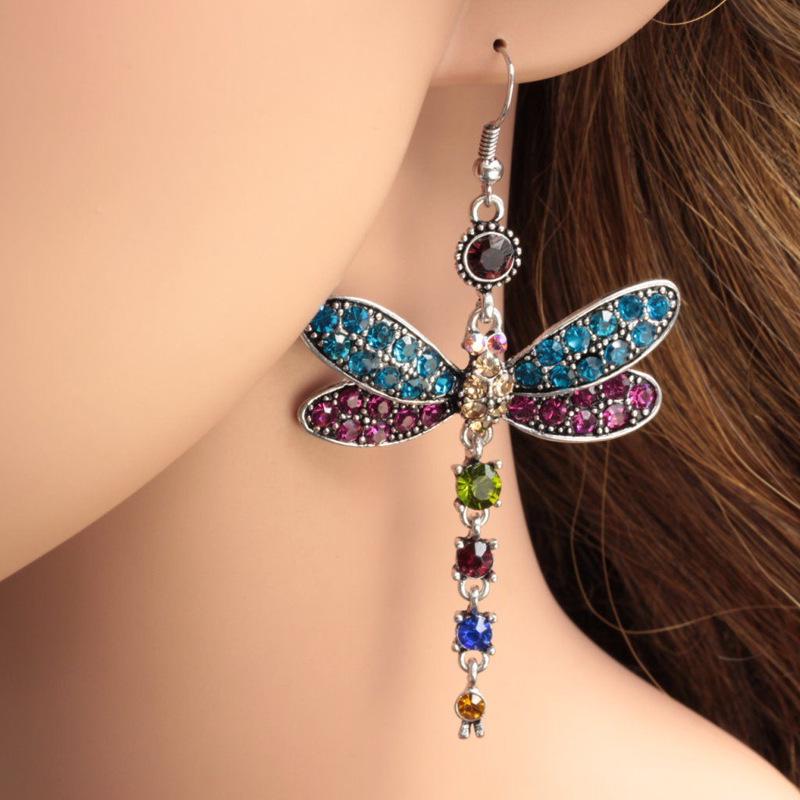 Dragonfly Dangle Earrings - Cute & Creative Women's Jewelry