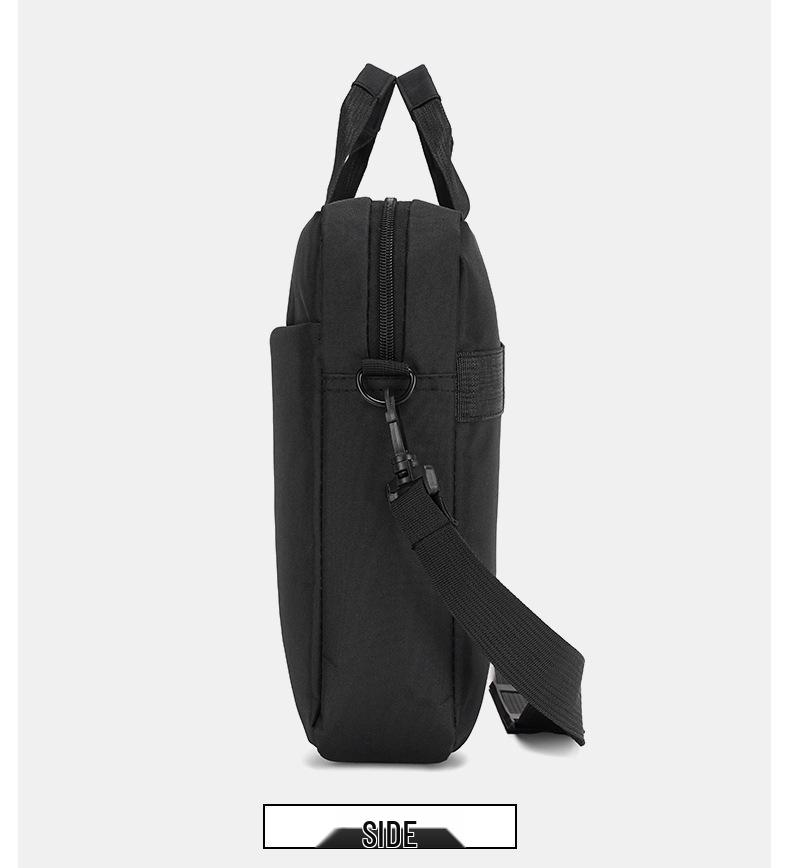 Fashionable Business Laptop Briefcase: Spacious Shoulder Bag with Customizable Logo