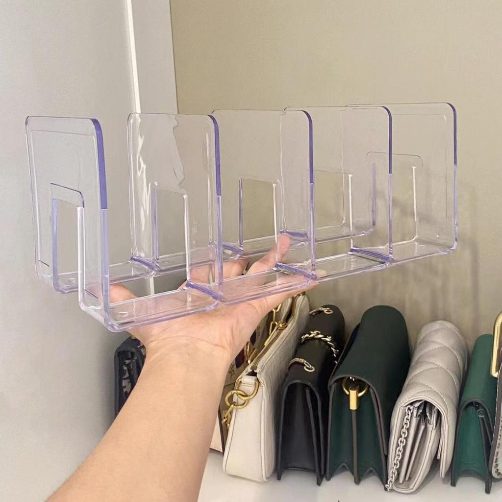 Compact Wardrobe Storage Rack: Hanging Bag Organizer for Bedroom and Closet.