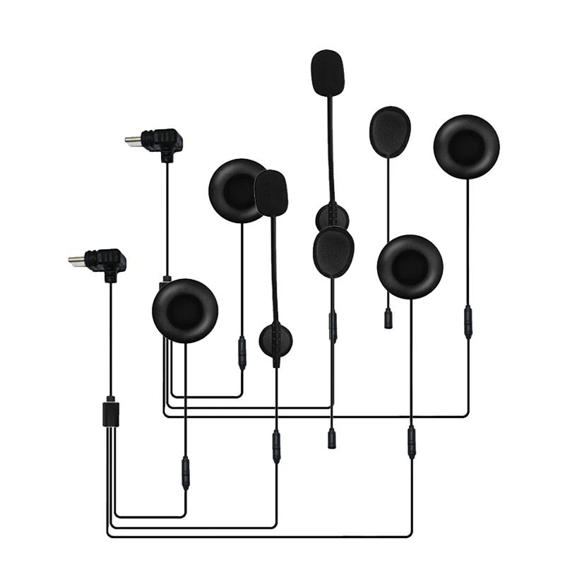 Suitable For EJEAS Q8/Q7 Motorcycle Helmet Intercom Type-C Interface Headset