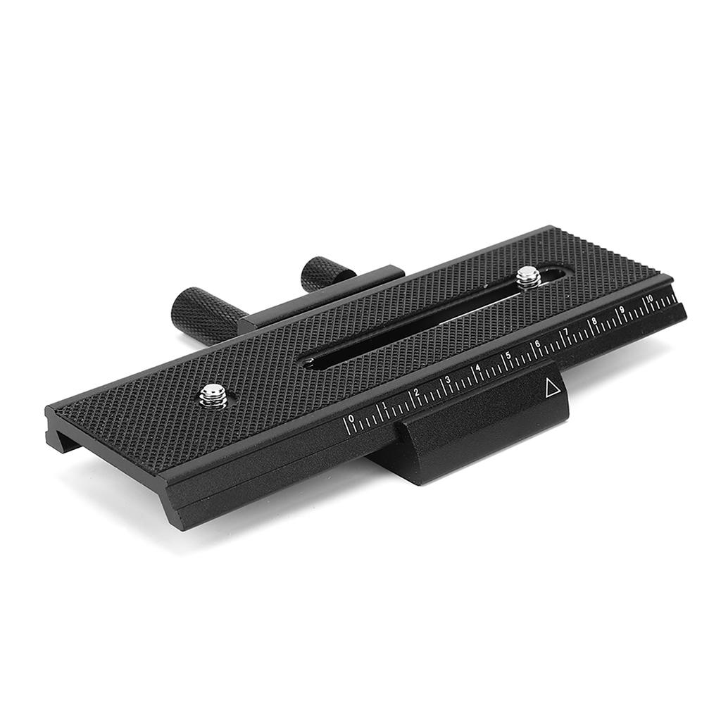 2 Way Macro Focusing Rail Slider with 1 4 Mounting Screw for Close Up Shooting