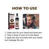 Men Beard Growth Oil Thickening Treatment Root Moisturizing Conditioning Beard Care