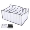 Wardrobe Clothes Organizer 7 Grids Large Capacity Stackable Odorless Fabrics Space Saving Clothes St