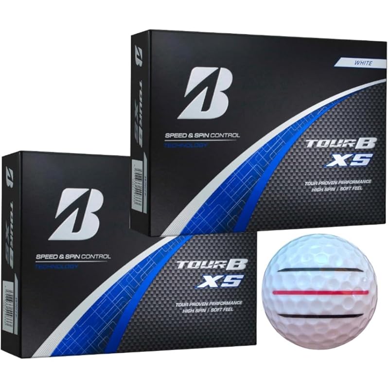 

[Hapiraki_Golf Line] bridgestone golf ball TOUR B X XS 2024 model Contains 3 lines (XS_White 2 dozen_3 lines)