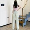 Heavy Industry Jeans Women's New Style Pants Spring High Waist Design New Style Loose and Slimming Straight and Wide Legs