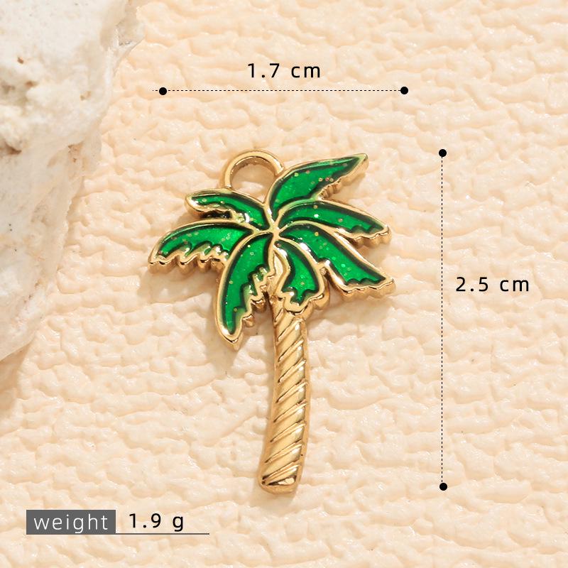 DIY Fruit Charm Bracelet Set: 18K Gold-Plated Zircon Cherry, Strawberry, Banana Earrings, Bracelets, Necklace Accessories.