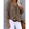 Women Casual Loose Striped Shirts Autumn Vintage Women's Oversized Shirts Fashion Elegant Youth Female Tops Plus Size