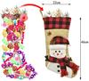 3D Cartoon Flannel Christmas Stockings & Gift Bags - 2025 Holiday Decorations