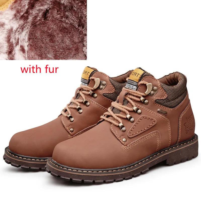 Mode Herren Winterschuhe Neue High-Top Casual Männlich Retro Rhabarber Baumwolle Schneestiefel Outdoor Schnüren Warme Plattform Männer Chelsea Booties