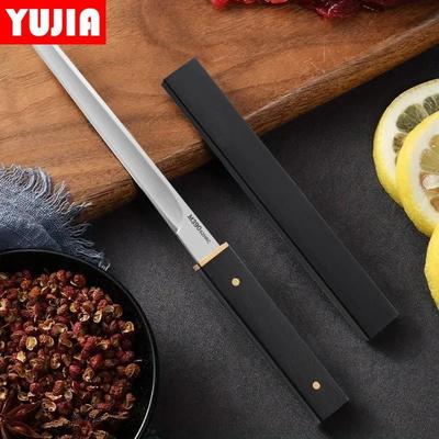 Forged Meat Boning Knife Stainless Steel Mongolian Kitchen Knife Handmade Meat Fruit Knife Roasted Lamb Steak Knife with Cover