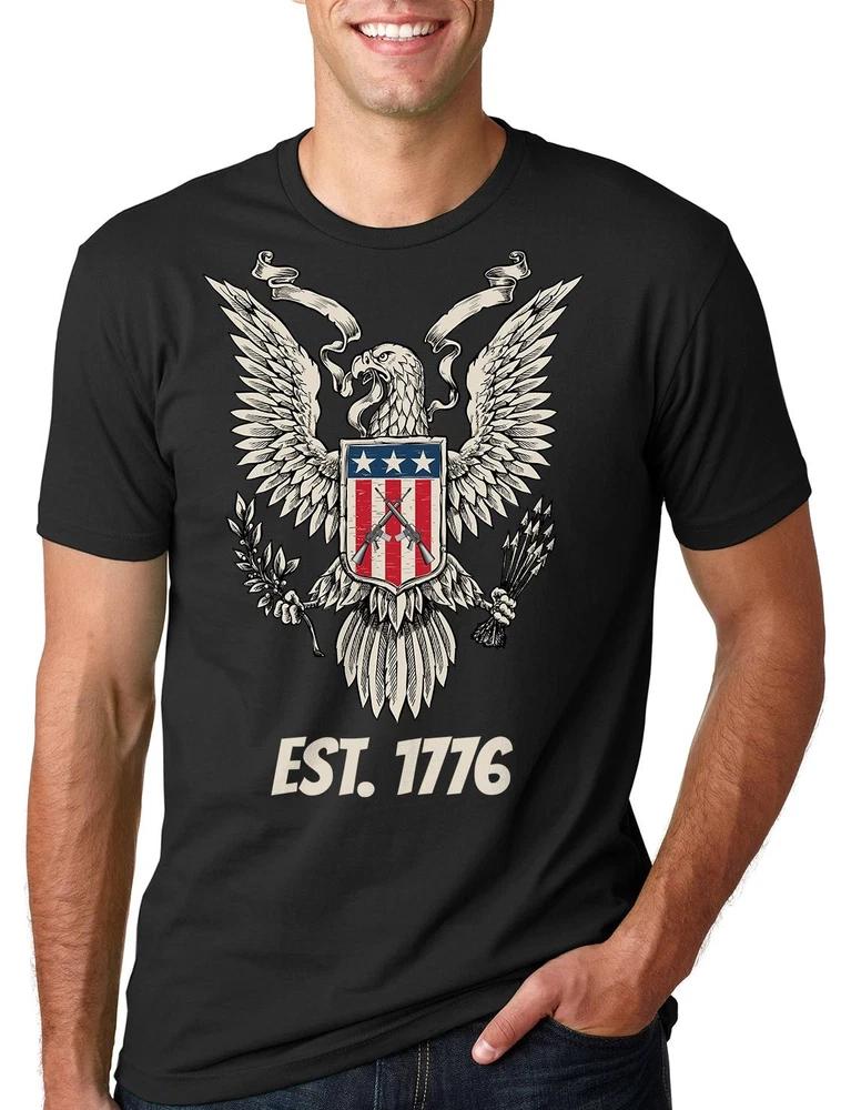 USA America United State Tshirt Eagle Est 1776 4th of July Tshirt Independence S