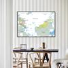 Administrative Map English Map Malaysia Map Canvas Painting Living Room Home Decoration Children School Supplies