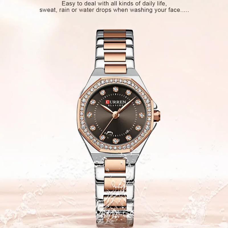 Ladies' Fashion Accessories Diamond Watch Waterproof Women's Light Luxury Quartz Watch Holiday Gift Women's Exquisite Gift Watch