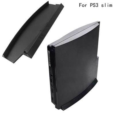 Vertical Stand Holder Hold Dock Plastic Bracket Base For Ps3 Slim Console Black