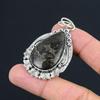Daughters Day Sale Natural Gabbro Jasper 925 Sterling Silver Wedding New Pendant