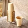 Thicken Durable Disposable Cup Luxurious Display Shelf Home Storage Rack for Home Dining Room Teacup Paper Cup Holder Dispenser