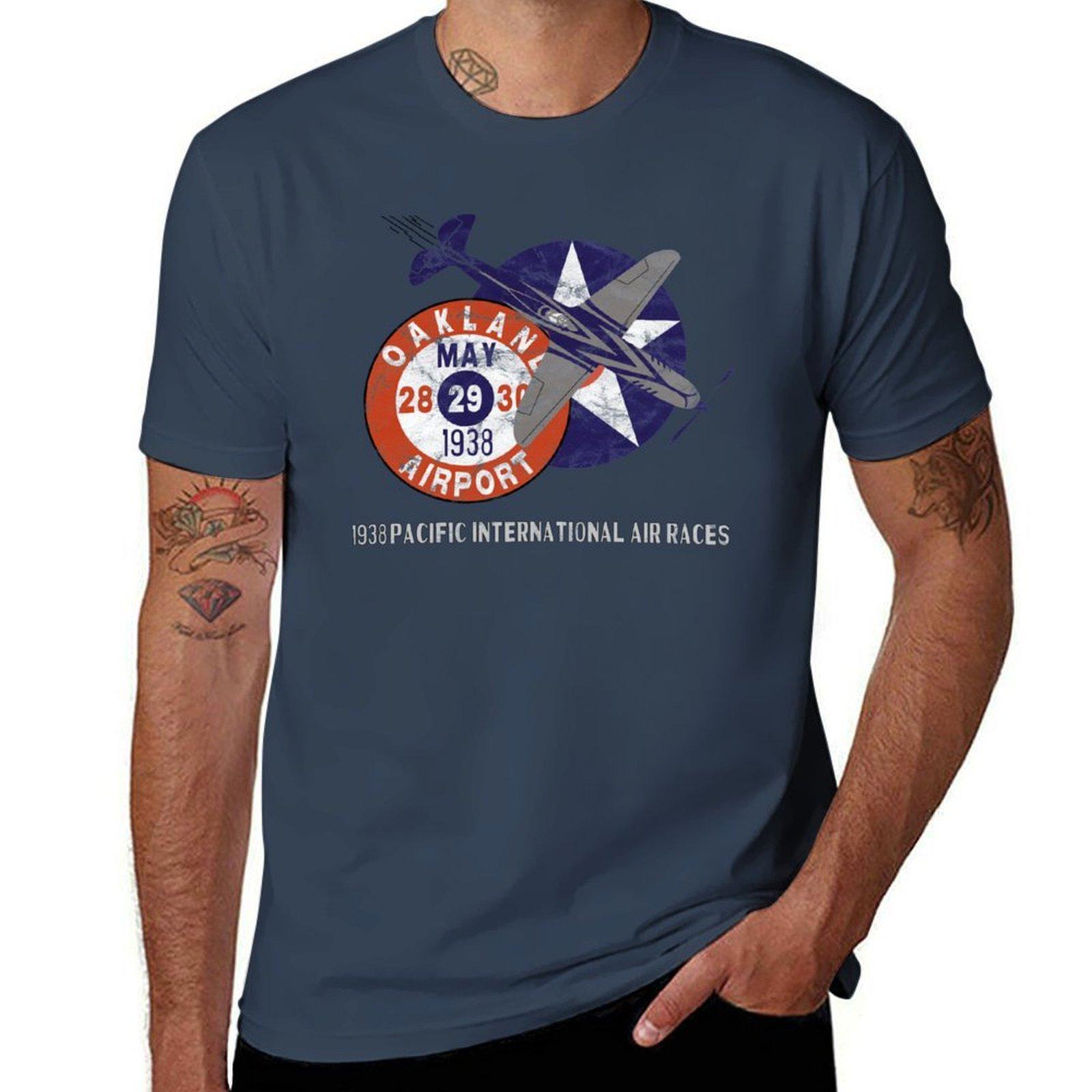 Pacific International Air Races 1938 Vintage Tshirt Cool Dry Perforunisexce Tshirt S