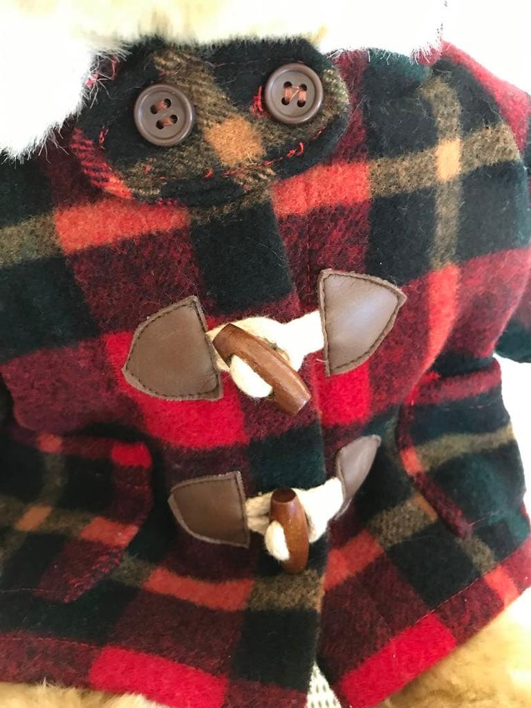 [USED] Super Cute Teddy Bear Plush Duffle Coat