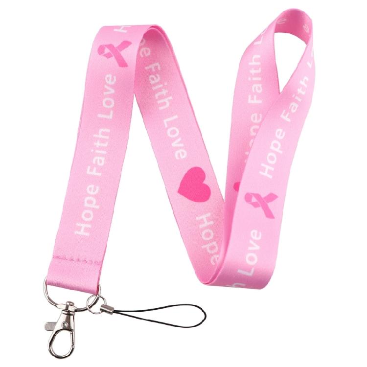 5pcs Empowerment Lanyard Set for Awareness Accessory Key and Phone Holder Strap Keychain Holder for Women Girls