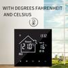 Practical Programmable Intelligent Thermostat Remote Controlled for Gas Wall Mounted Boiler and Floor Heating Systems