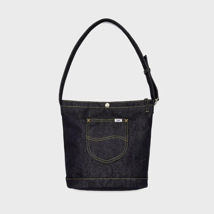 Denim Bucket Bag Indigo Dark