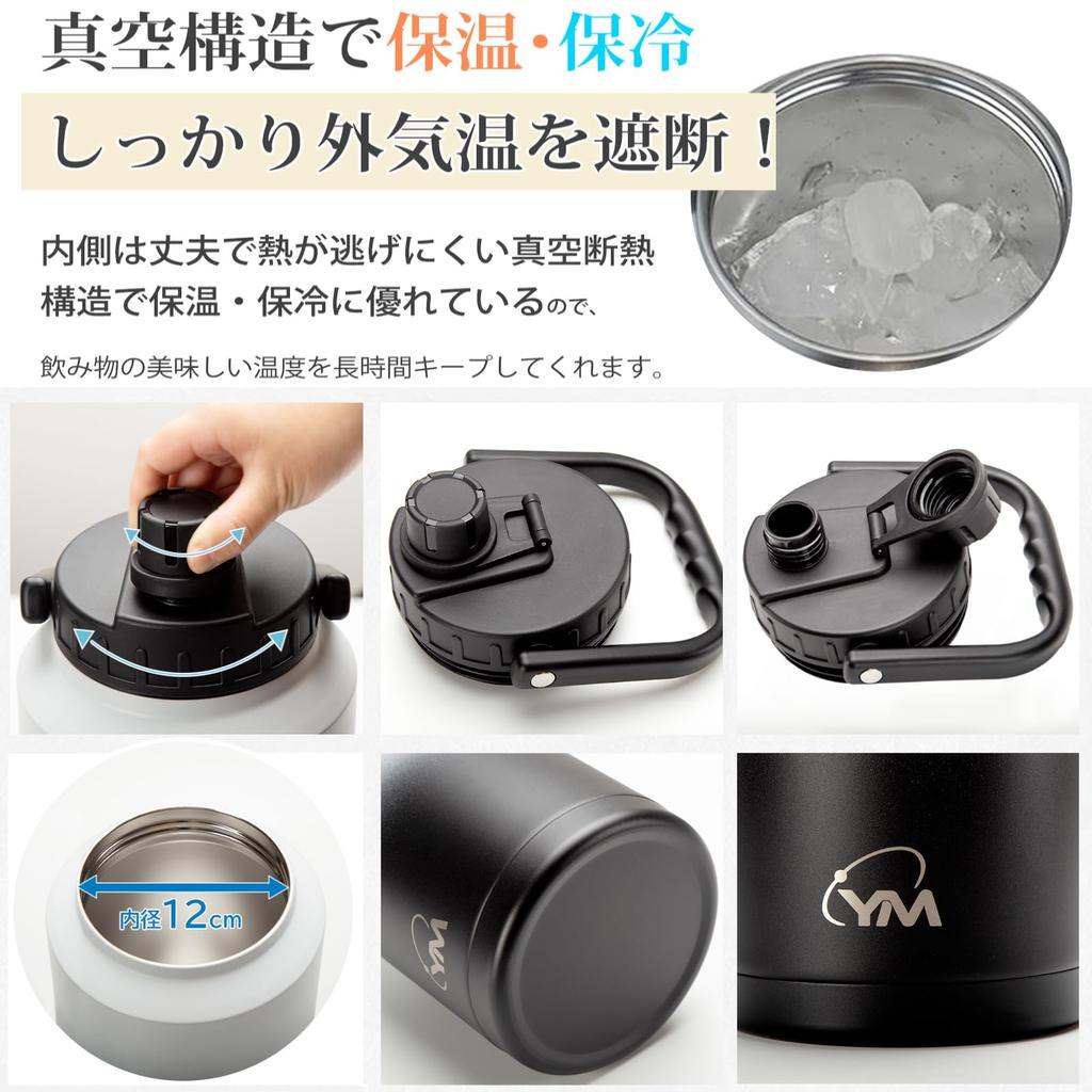 HoneyHolly water bottle liters actual large stainless steel ice ice camping ice keeps ice cold or hot for 24 perfect for outdoor activities and