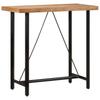 Vidaxl Stolik Barowy, 110X55X107 Cm, Lite Drewno Akacjowe I Żelazo