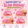 Simulation Steamed Stuffed Bun  Toy Glitter Slow Rising Soft Stress Relief Fidget Toy for Classroom Student Rewards