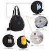 NOTAG Women's Nylon BackpackShoulder Bag, Large Capacity, Round Shape, Suitable for Girls, Crossbody, 2-Way, Shoulder, Handbag, Mini Backpack, Small,