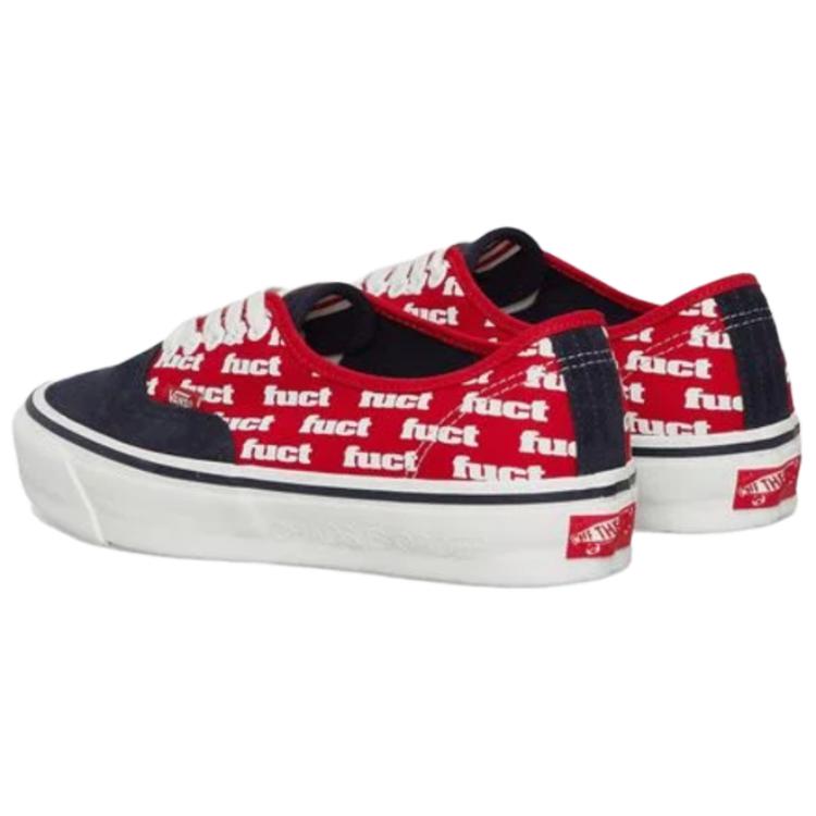 Vans Authentic Reissue 44 LX FUCT x Slam Jam Red Marshmallow Unisex Sneakers VN0007QZBJJ1