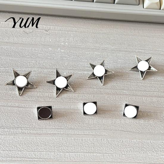Snowboard Foot Grip 5/10Pcs Stomp Pad, Anti-Slip Pyramid Studs for Snowboarding Accessories Skiing, Star Shape Grip, Accessory Set