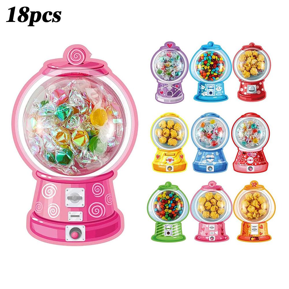 NEW up Gumball Machine Card Valentine s Day Candy Card Diy Candy Card Kit Diy Candy Cards Set Valentine s Day Craft For Kids