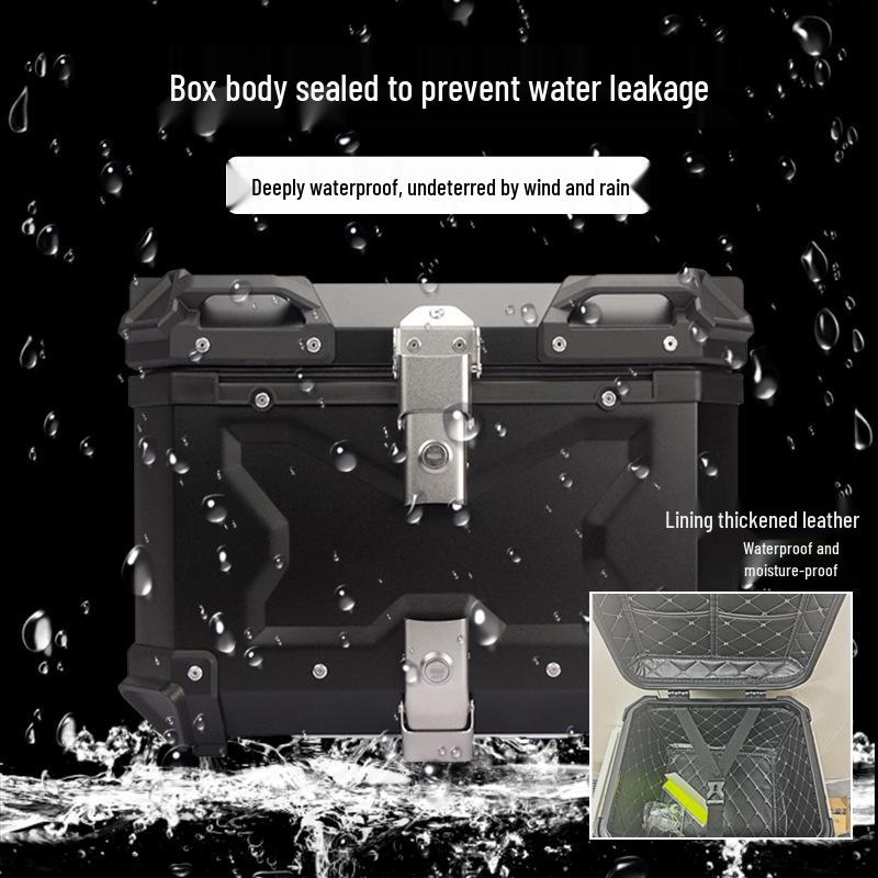 Quick-Release Waterproof Motorcycle Aluminum Tail & Side Boxes (28L-100L)