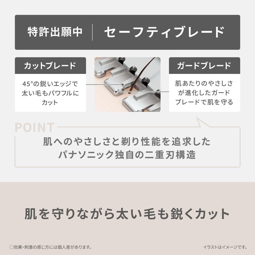 Sticker Hair Removal VIO IPX7 Dry Battery Beige In Cinnamoroll includedPanasonic Device, Felie, Shaver, Waterproof, Shaving, Operated, Tone,