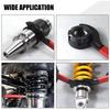 A96I-3 Piece ER Multi-Specification Electrophoresis Blackening Wrench ER25/32/40 Wrench Black & Red